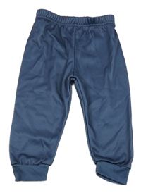 Tmavomodré športové tepláky Shein