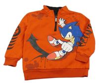 Červená mikina so Sonicem PRIMARK