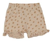 Světlerůžové lehké kraťasy s puntíky H&M