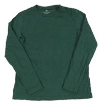 Tmavozelené tričko H&M