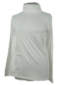 Dámske biele tričko s rolákom