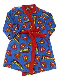 Modrý chlupatý župan - Superman