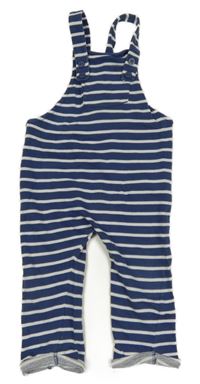 Modro-bílé pruhované laclové tepláky H&M