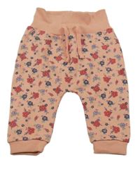 Ružové kvetované tepláky Ergee