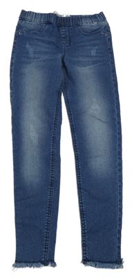 Modré džegíny s vyšúchaním Denim Co.