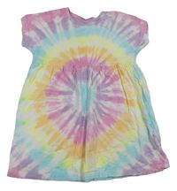Farebné batikované bavlnené šaty Threadgirls