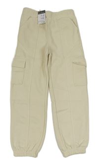 Smotanové cargo cuff tepláky Primark