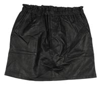 Čierna koženková sukňa Dunnes
