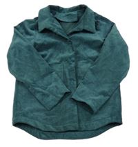 Tmavozelená manšestová košile 