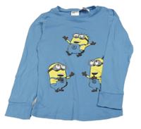 Světlemodré triko s Mimoni H&M