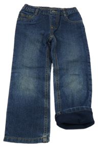 Tmavomodré podšité rifle Lupilu