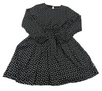 Černé šaty s hvězdičkami Staccato