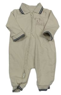 Béžový overal s koalou a golierikom George