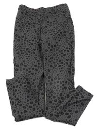 Sivo-čierne vzorované džegíny George