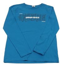 Modré tričko s nápisom Chapter Young