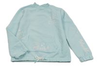 Svetlomodrá vzorovaná mikina so sovou Kids