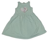 Svetlomodré bavlnené šaty s Elsou H&M