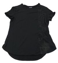 Černé sportovní tričko s nápisem Decathlon