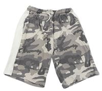 Army-bílé chino teplákové kraťasy Next