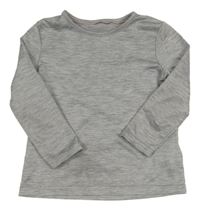 Šedé melírované thermo mikinotriko lupilu