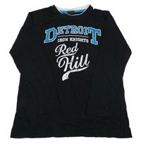 Čierne tričko s nápismi DOGNOSE