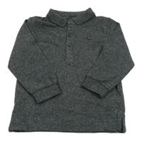 Antracitové mikinotriko s golierikom Matalan