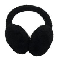 Černé chlupaté klapky na uši