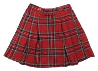 Červeno-kockovaná sukňa PRIMARK