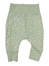 Světlezelené puntíkaté tepláky Mothercare