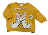 Okrová mikina s Daisy Disney