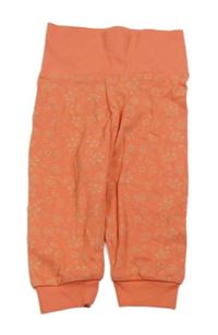 Korálové kvetované ľahké tepláky Lupilu