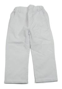 Biele nohavice Shein