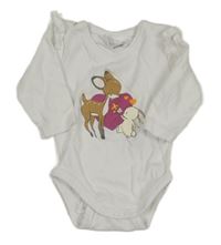 Bílé body se srnkou a zajícem Ergee