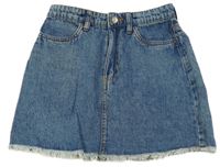 Modrá rifľová sukňa Y.F.K.