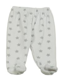 Bílé plyšové polodupky s hviezdami DKNY