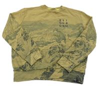 Hnedá mikina s horami Retour