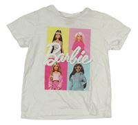 Biele tričko s Barbie