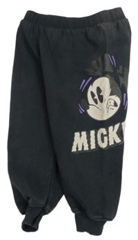 Tmavošedé tepláky s Mickeym Zara