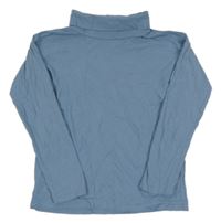 Svetlomodré tričko s rolákom