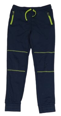 Tmavomodré sportovní tepláky Crane