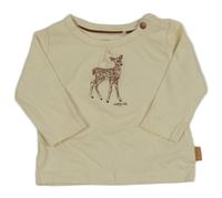 Smetanové triko s kolouškem NOPPIES 