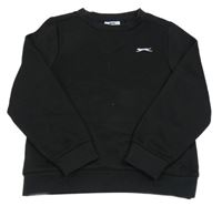 Čierna mikina s logom Slazenger