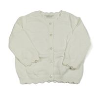 Smetanový propínací lehký svetr Primark