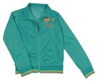 Zelená športová prepínaci mikina s nápisom hema