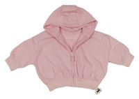 Nové - ružová prepínaci oversize mikina s kapucňou dunnes