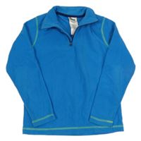 Modrá fleecová mikina Line One