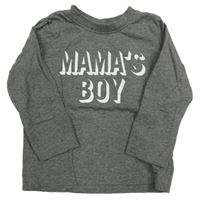 Sivé tričko s nápisom Primark