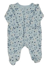 Světlemodrý overal s pejsky 