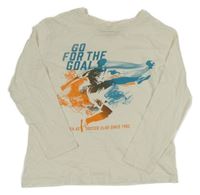 Smotanové tričko s fotbalistou Chapter young