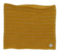 Hořčicový žebrovaný třpytivý nákrčník 